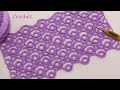 Всего 2 ряда! УЗОР КРЮЧКОМ лёгкий и простой в ВЯЗАНИИ 💎 SUPER EASY Pattern Crochet