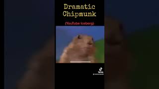 The Dramatic Chipmunk (YouTube Iceberg) #shorts