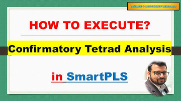 Confirmatory Tetrad Analysis in SmartPLS