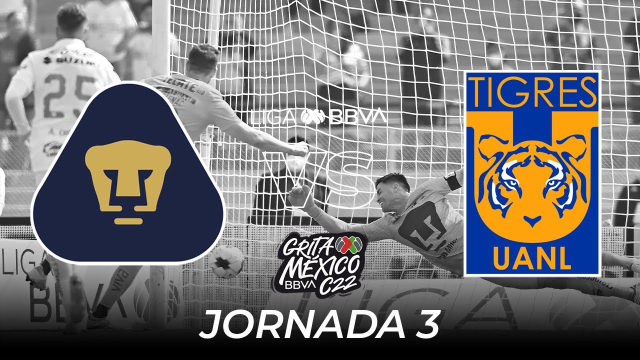 Resumen y Goles | vs Tigres | Liga BBVA MX Grita México C22 - Jornada - YouTube