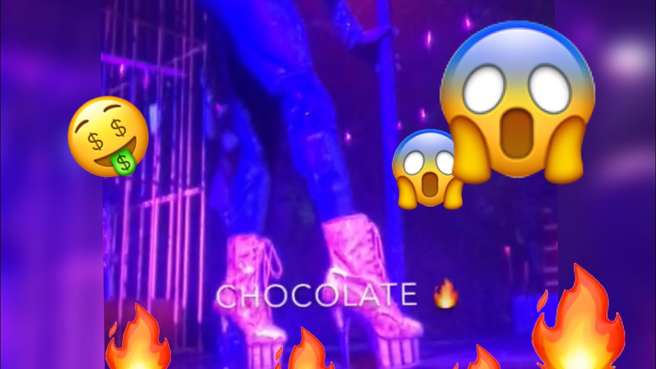 Chocolate Stripper pole dancing gay bar dragqueen of dallas