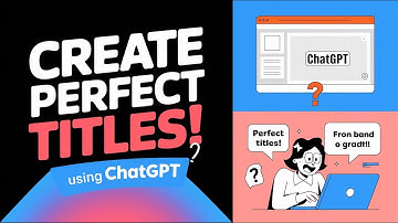Write YouTube Title With Chat GPT/Create Perfect YouTube Titles Using ChatGPT