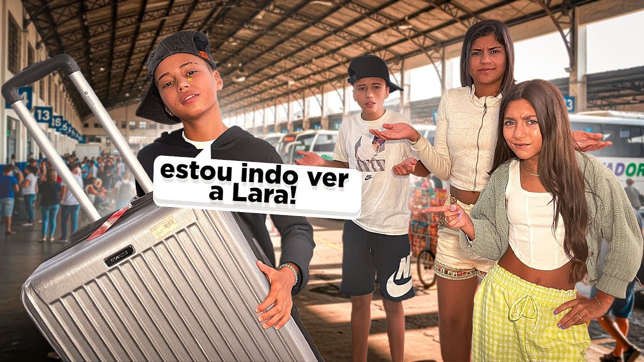 O JP VAI VIAJAR PARA ENCONTRAR COM A LARA PORQUE ELE ESTÁ COM SAUDADE DA MELHOR AMIGA😱•Antônio e JP•