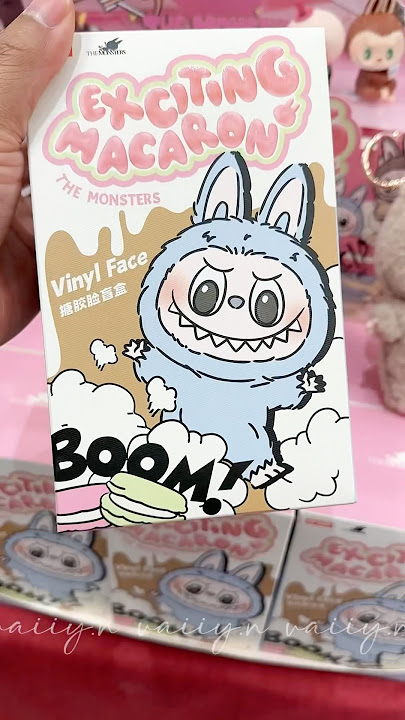 Labubu! Tasty Macarons version unboxing. #unboxing #labubu #themonster #popmart #popmartus #blindbox