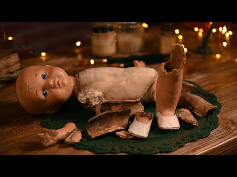 Реставрация советской опилочной куклы / Она разваливалась на куски!