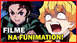KIMETSU NO YAIBA MUGUEN TRAIN DUBLADO NA FUNIMATION! VAI PRA NETFLIX TAMBÉM?