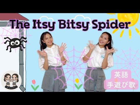 The Itsy Bitsy Spider🕷️｜手遊び｜英語歌｜おうち英語｜英語教育｜童謡｜親子｜ママパパ｜赤ちゃん｜幼児｜海外