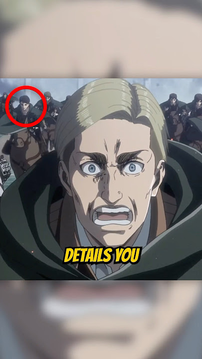 Insane details in attack on titan!