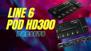 PRESETS POD HD300 | Line 6 | Link para os presets na descrição!