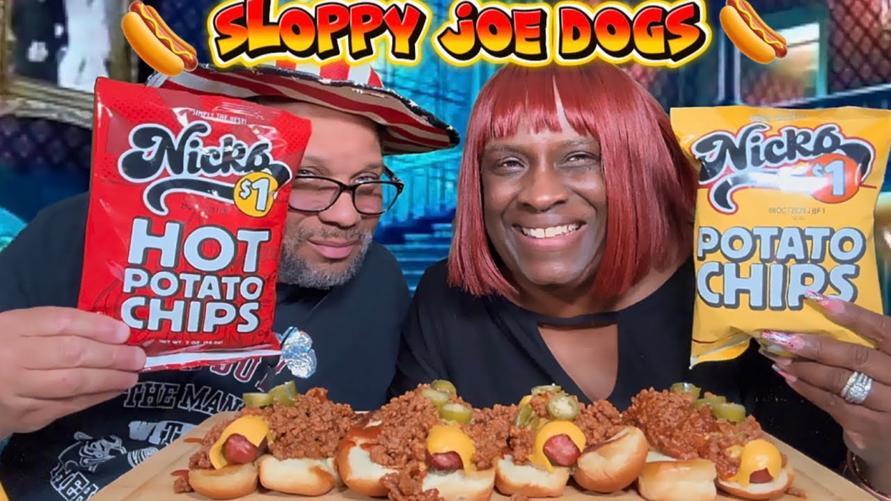 Sloppy Joe Hot Dogs Got us FIGHTING for our Life🌭😂| Ultimate Messy Mukbang