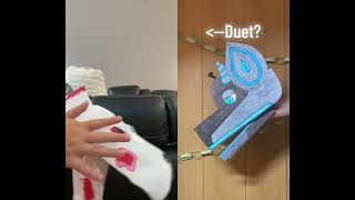 Duet :) drawing #music #paperdragon #puppet #dothingsyoudontwanttodo #diy #duet