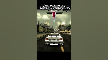 Pontiac GTO - NFS Most Wanted  #shortvideo