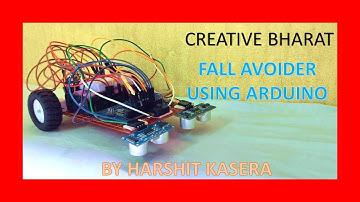 Fall Avoider | Using Arduino | Robotics | By Harshit Kasera #arduino #robotics #creative_bharat
