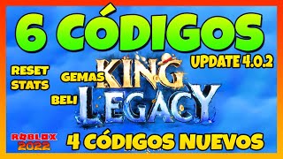 4 códigos nuevos*⚔️ 10 CODIGOS de KING LEGACY ⚔️ Update 4.5.0⚔️NUEVOS  CÓDIGOS en DESCRIPCIÓN⚔️2023 