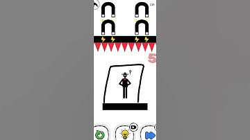 Save Stickman: Brain Draw Line #animation #shorts