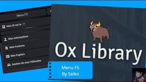 [ESX Legacy] [OX] Menu F5 | FREE