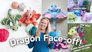 Crochet Dragon Pattern Comparison | Amigurumi Crochet Face-off!