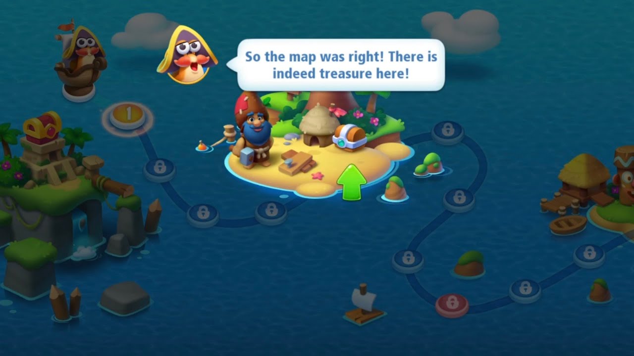 Fishdom Captain Swift Finding Treasure Level 1 YouTube