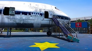 Abandoned Jumbo Jet - Boeing 747 - Red Bull - Expo 2010