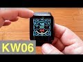 Kingwear KW06 Square Android 5.1 IP68 Waterproof Bluetooth Calling Smartwatch: Unboxing and 1st Look