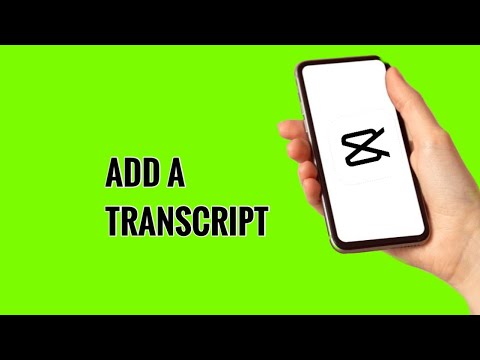 How to Add a Transcript to Video on CapCut - YouTube