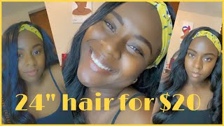 24 inch wig under $20😱😱ft beyond beauty hair/ AllThingsHair ||AllThingsRoseMetics