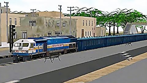 Train Sim - India Using WDP-4 Again - Simulasi Kereta Api