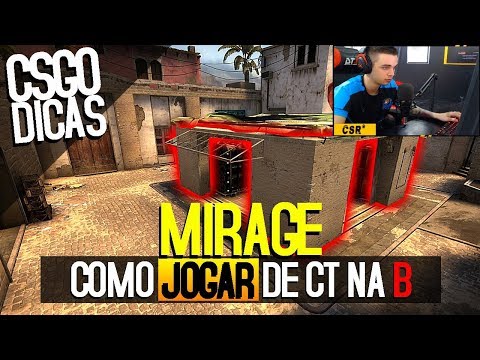 Como jogar de CT na B da MIRAGE - CS:GO Dicas