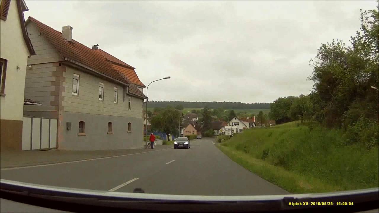 Autofahrt im Odenwald/DA:  Fischbachtal ---:--- Modautal