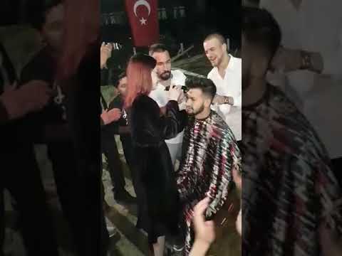 teye askere giderken sevgilisi saç kesmesi