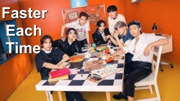 Butter (방탄소년단)- BTS And Each Time It Gets Faster