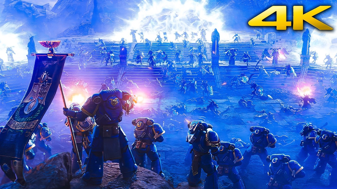Lord Calgar saves the Marines : Defend the Banner Scene - Warhammer 40K ...