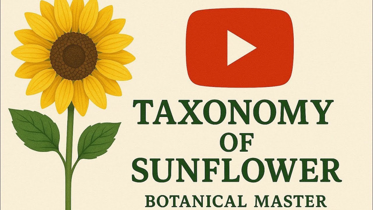 Taxonomy of Family Compositae (Asteraceae) | Dissection of Sunflower | w.r.t ISC 2026