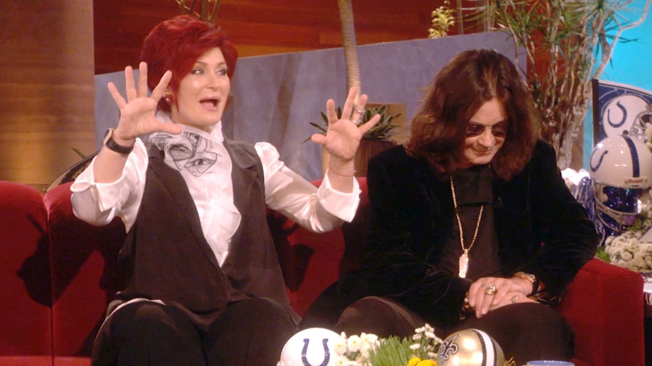 Sharon Osbourne Moments That Had Us Locked In on 'Ellen' YouTube
