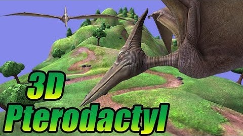 Animated Pterodactyl Dinosaur  Flying Loop | Blender Tutorial | #my3dstudio