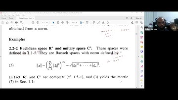 examples of norm spaces