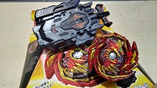 Master Diabolos .Gn (B-155) Starter - Unboxing, Review, \& Test Battles | Beyblade Burst Gachi