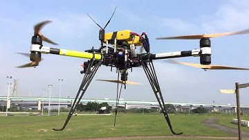 Mikrokopter Y6 test flight_01