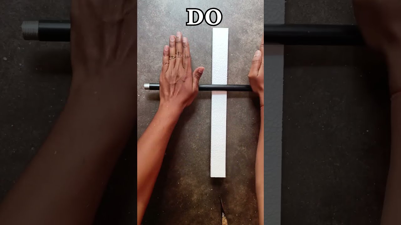 How To Bend Thermocol Sheet Shorts Easy Technique For Cutting 