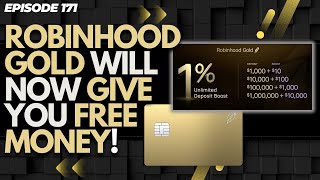 NEW ROBINHOOD GOLD CARD & ROBINHOOD GOLD PERKS ARE INSANE (1% BOOST)