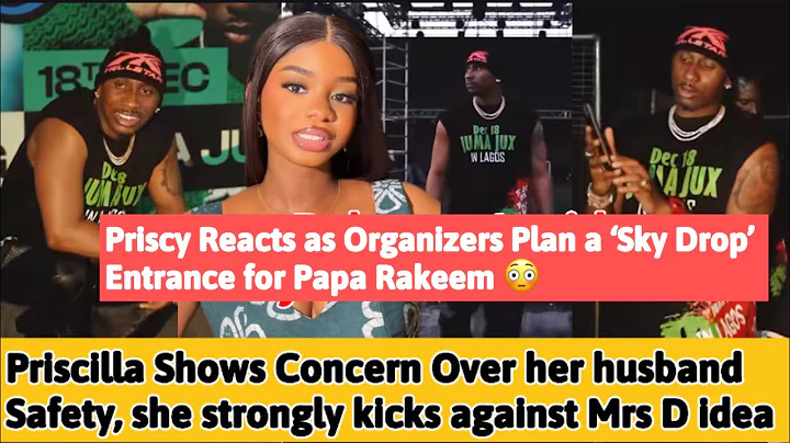 Priscilla is scared 😱 for Juma Jux, the organizers want this 👇, but priscy is not agreeing to it