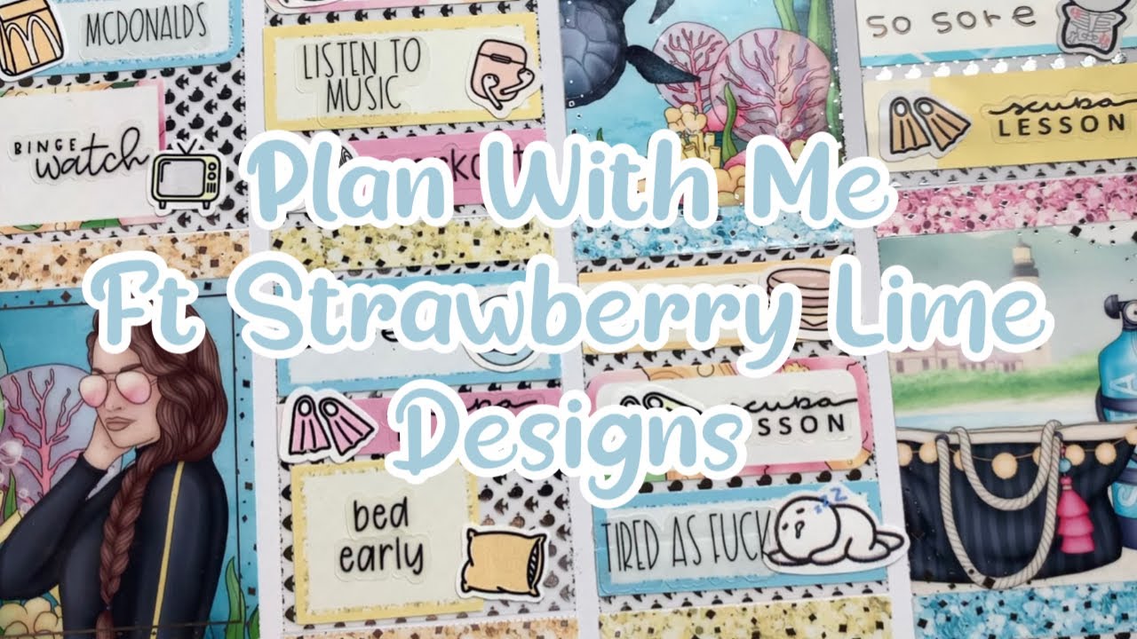 Plan With Me | Ft Strawberry Lime Designs | Scuba Diving