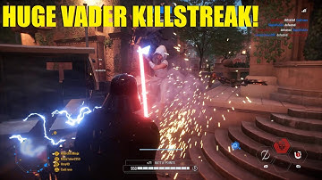 Huge Darth Vader killstreak on Theed just like the good ole days again! - Star Wars Battlefront 2