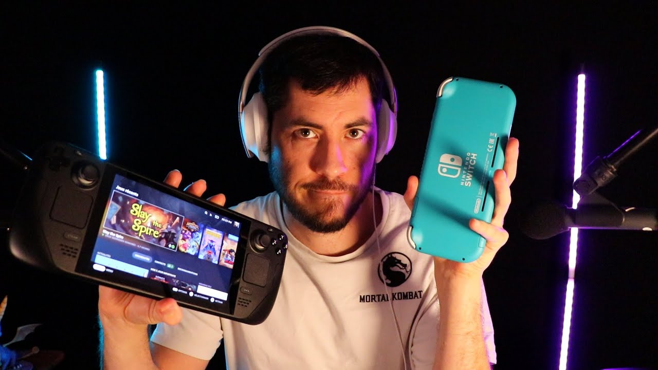 ASMR duel relaxant - Steamdeck VS Nintendo Switch lite