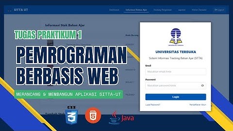 TUGAS 1 - PEMROGRAMAN BERBASIS WEB / STSI4209 