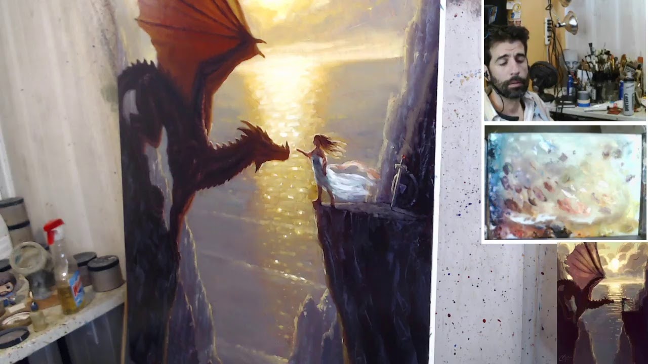 Disarming: Dragon Oil Painting with Christopher Clark