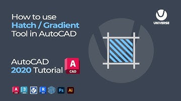 How to use Hatch / Gradient Tool in AutoCAD I AutoCAD 2020 Tutorial