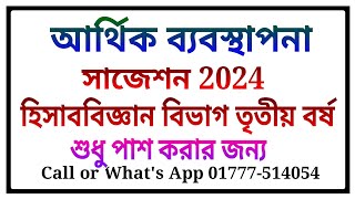 Financial Management Suggestion 2024 Accounting Department 3rd Year