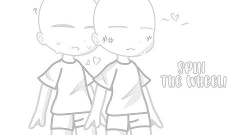 using spin the wheel to make a couple || gay/bl || gacha club || notnxco || original oc