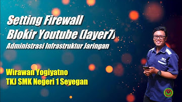 Setting Firewall Blokir YouTube (Layer7 Protocol)